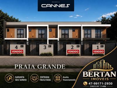 Sobrado Geminado para Venda, em S�o Francisco do Sul, bairro Praia Grande, 1 banheiro, 2 su�tes, 1 vaga